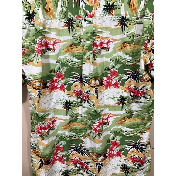 VTG Kamro Mens Hawaiian Button Up Shirt 3XL Floral Tropical Retro Beach Vacation - Picture 4 of 6